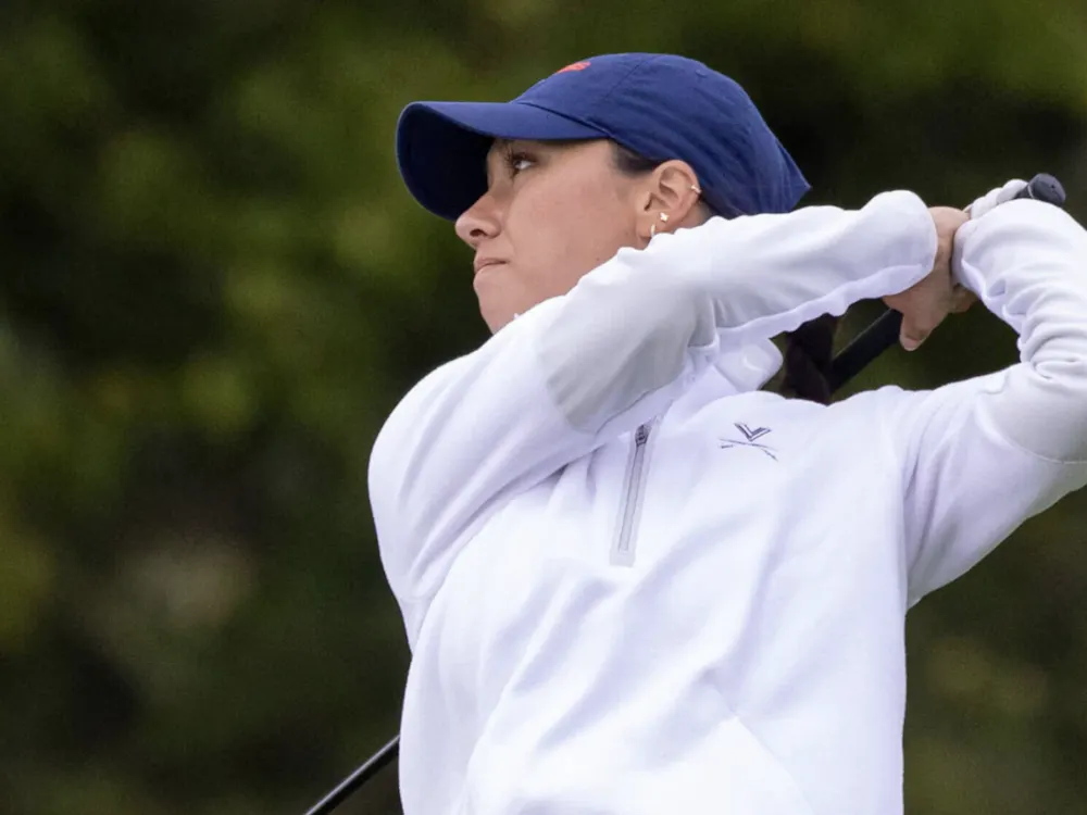 Virginia's late troubles saw the team slip five places in the final day of play Tuesday.