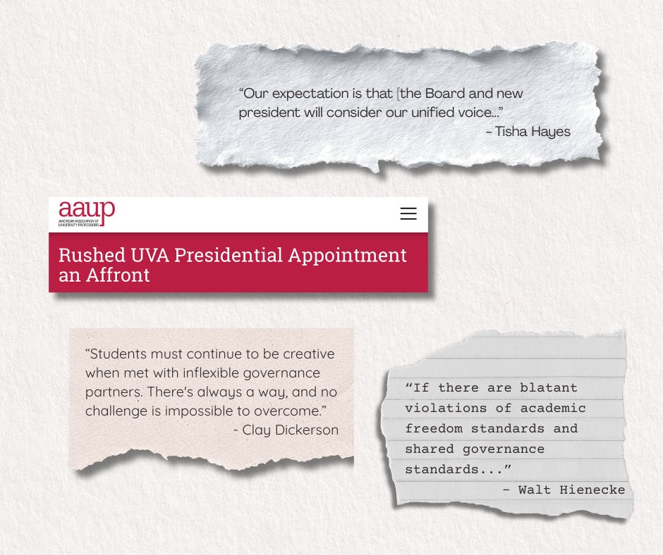 Groups like the AAUP, Faculty Senate and Student Council issued statements and resolutions leading up to Beardsley's appointment.