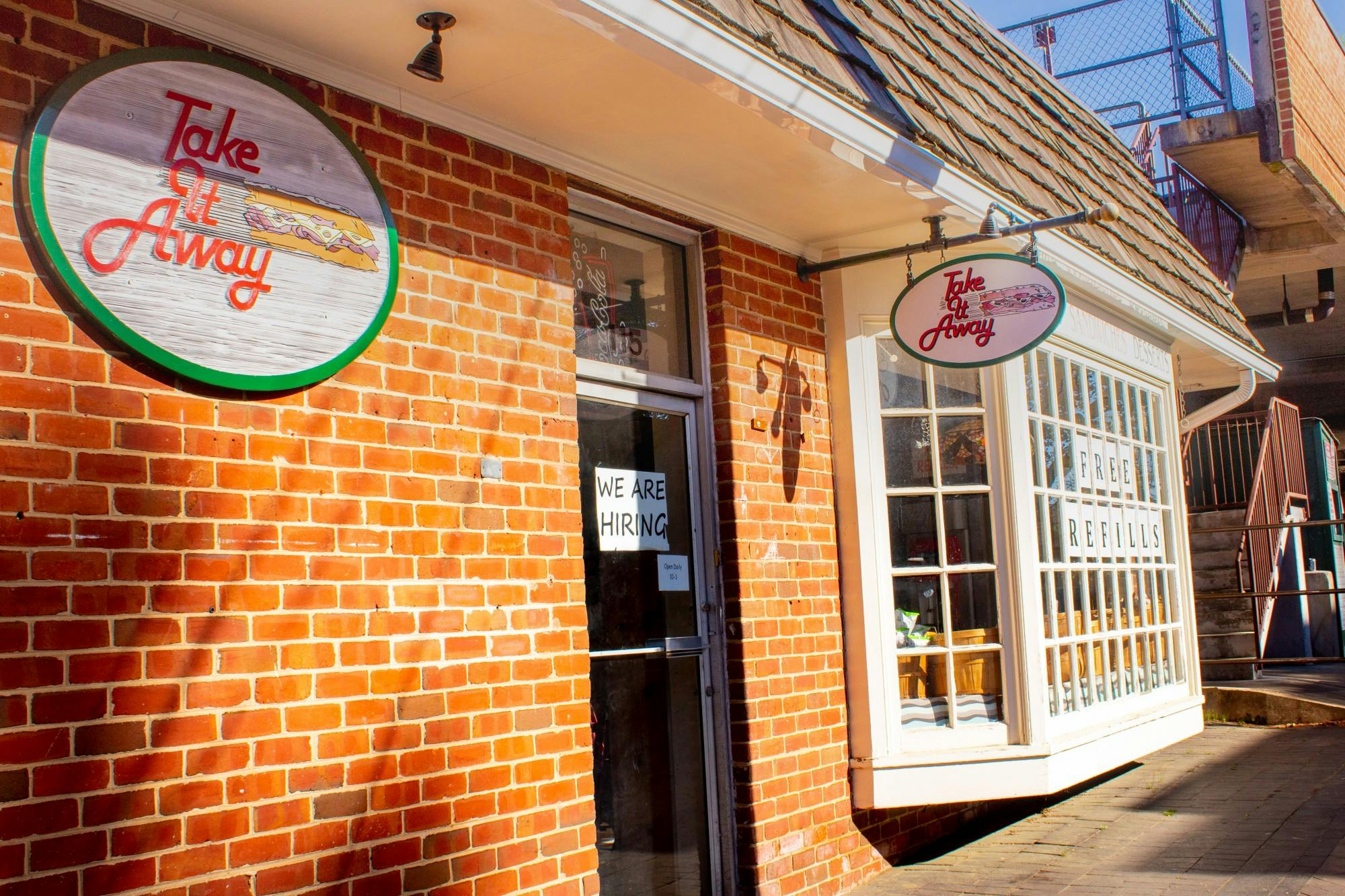 Its convenient location on the Corner makes it a popular lunch spot for students and professors alike.