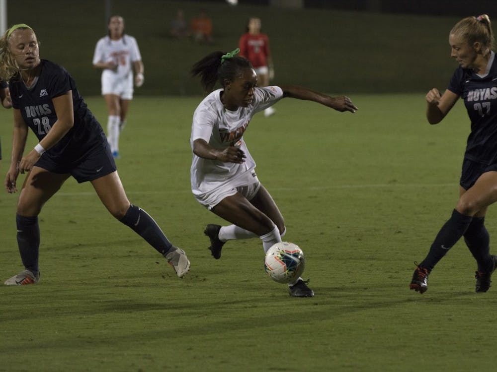 Sophomore forward Rebecca Jarrett had two assists on the night, including one on an impressive counterattack.