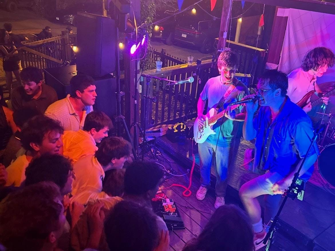 Weekends and Wednesdays chose to move beyond the generic college crowd-pleasers and focus more internally on the band with a setlist that reflected the unique journey of their members.