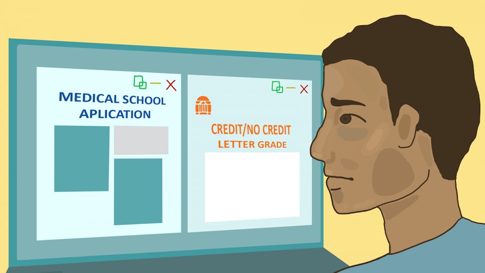 The deadline for students to switch their grading option to credit/general credit/no credit was Nov. 6, which caused some stress amongst pre-med students due to the uncertainty of how their grades will look this semester.