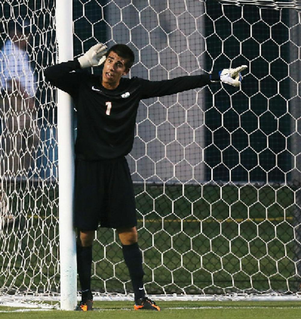 	<p>Spencer LaCivita made five saves to keep the Cavaliers alive Sunday before the Bruins’ late strike beat the sophomore goalkeeper.</p>