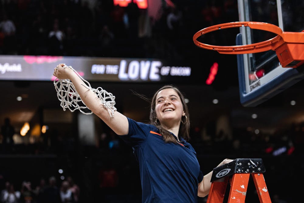 <p>Williamson has celebrated some of the highest peaks in Virginia basketball history during her time with the program.</p>