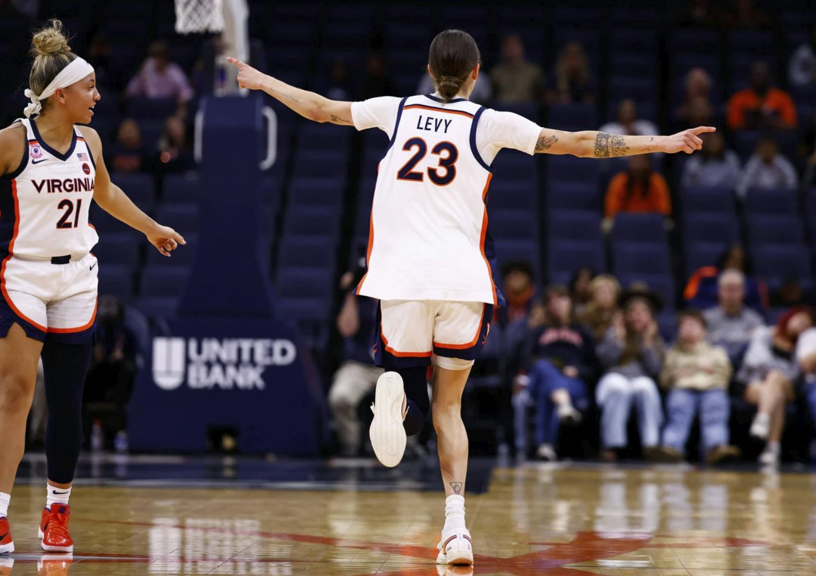 The Cavaliers routed Morgan State by 50 points.