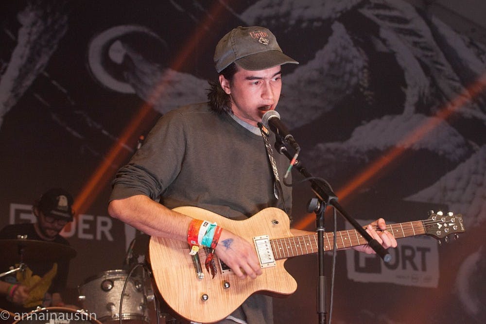 (Sandy) Alex G performing at Fader Fort in 2015.