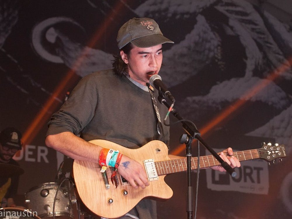 (Sandy) Alex G performing at Fader Fort in 2015.