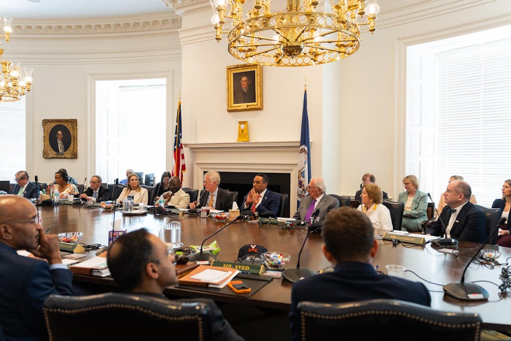 A Board of Visitors meeting, photographed April 16, 2026.