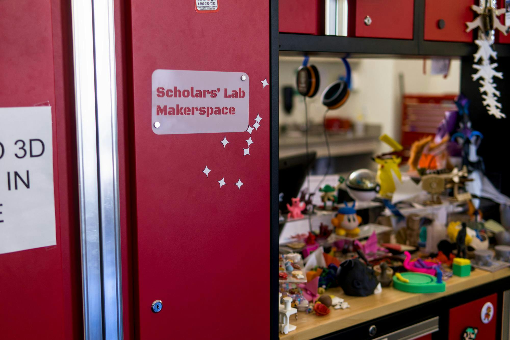 Many students use the facility to alter or repurpose clothing, taking advantage of available materials rather than purchasing new ones