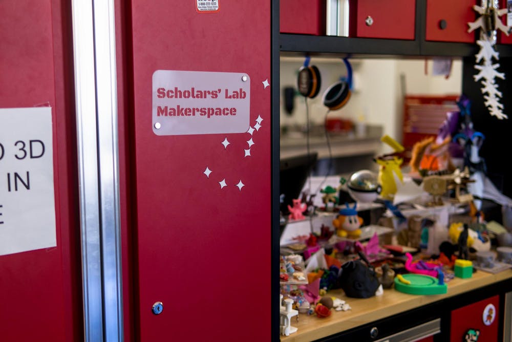 Many students use the facility to alter or repurpose clothing, taking advantage of available materials rather than purchasing new ones