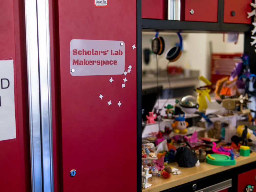 Many students use the facility to alter or repurpose clothing, taking advantage of available materials rather than purchasing new ones