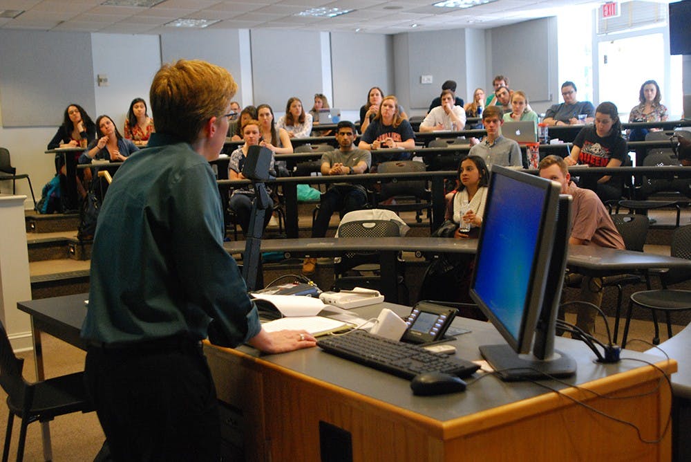 Canaday’s talk focused on the gay and queer experiences in the workplace in the postwar period of the 1950s.