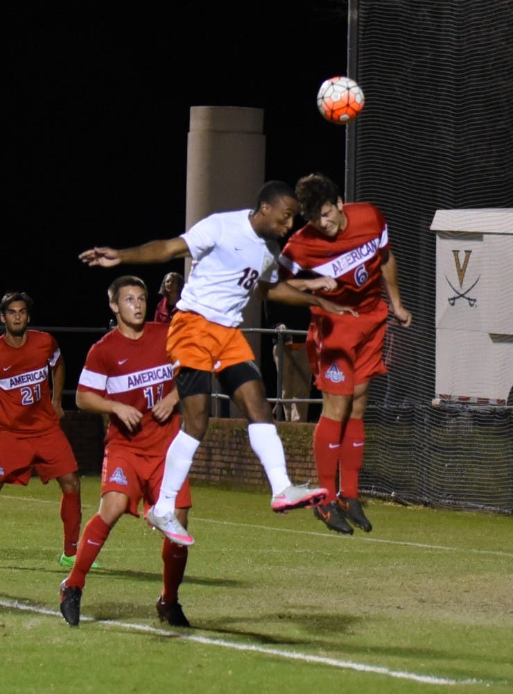 Junior Marcus Salandy-Defour's headed effort sailed wide. Coming in the 86th minute it was Virginia's last legitimate scoring chance