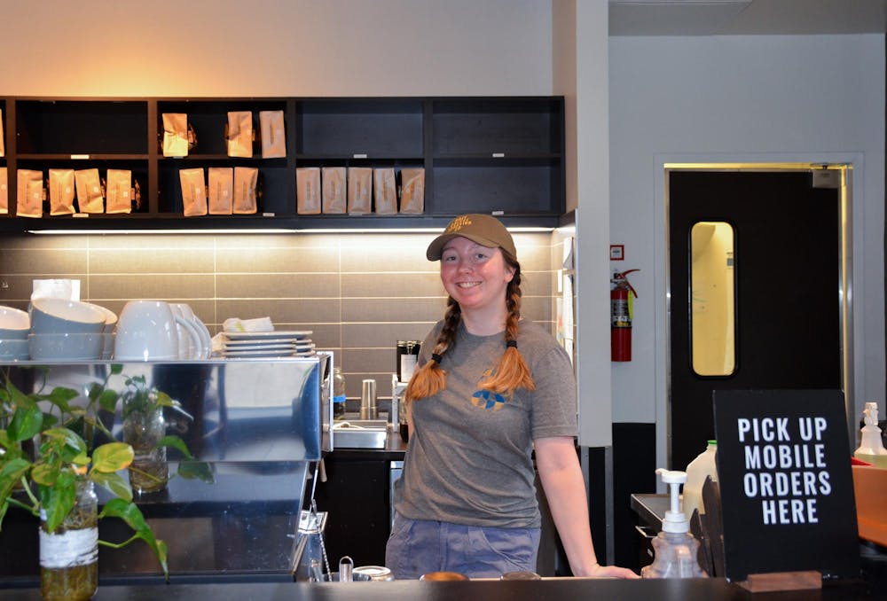 <p>When students walk in to place their orders, it is not uncommon to see friends or classmates behind the café counter.</p>