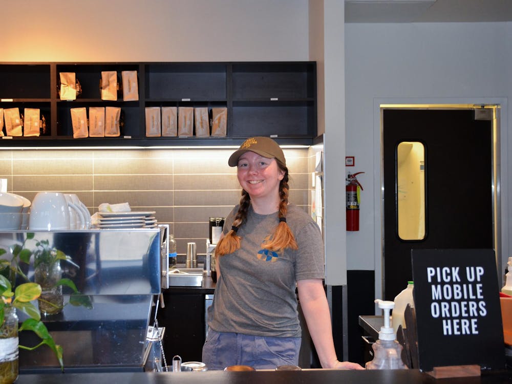 When students walk in to place their orders, it is not uncommon to see friends or classmates behind the café counter.