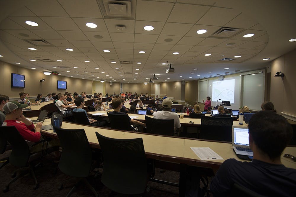 The McIntire School's personal finance class teaches non-Commerce majors about creating a savings plan and balancing a budget with the goal of helping these students post-graduation.