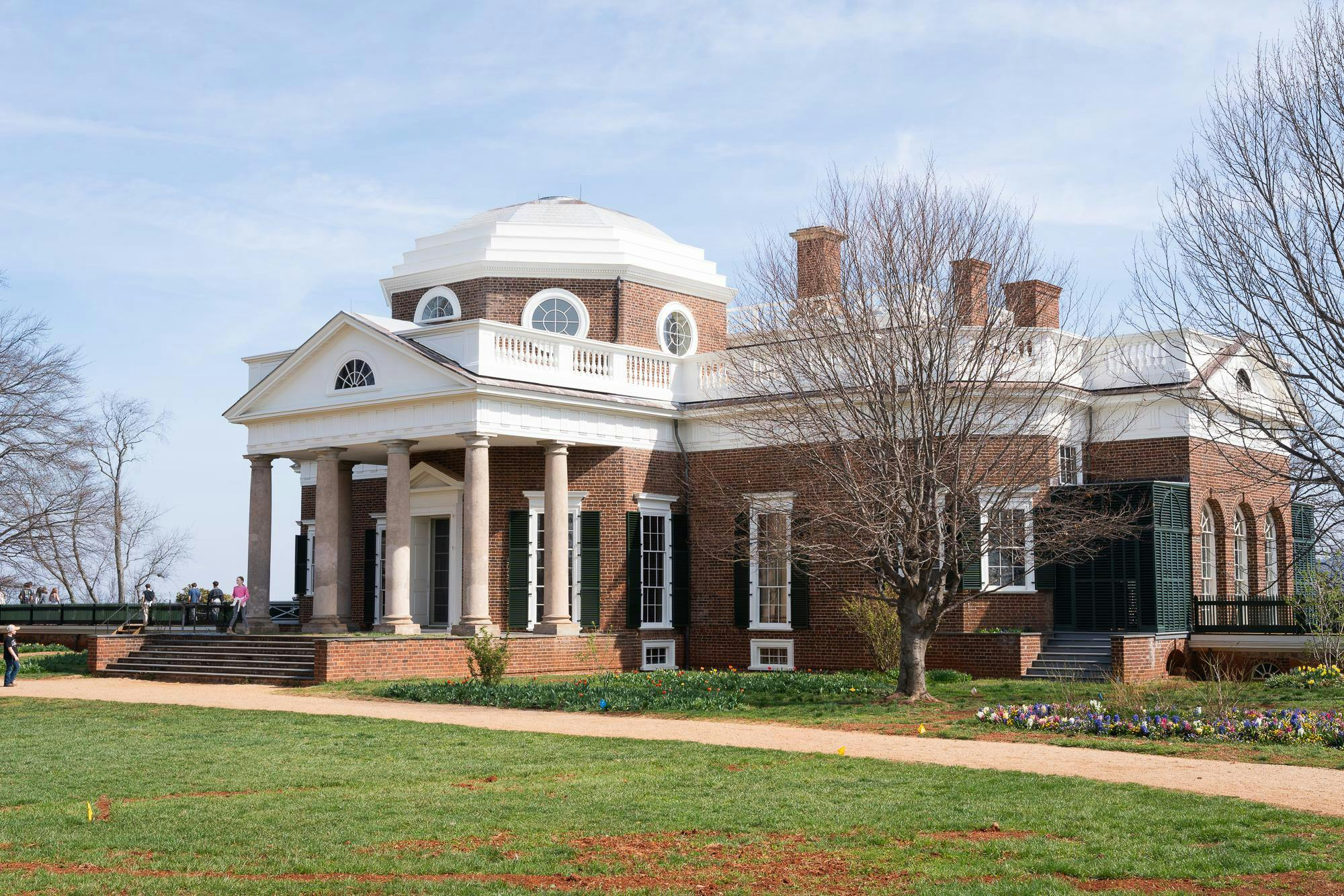 Thomas Jefferson's Monticello, photographed March 22, 2026.