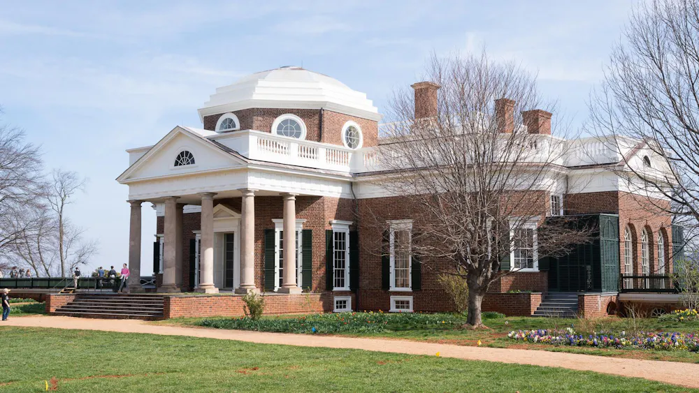 Thomas Jefferson's Monticello, photographed March 22, 2026.