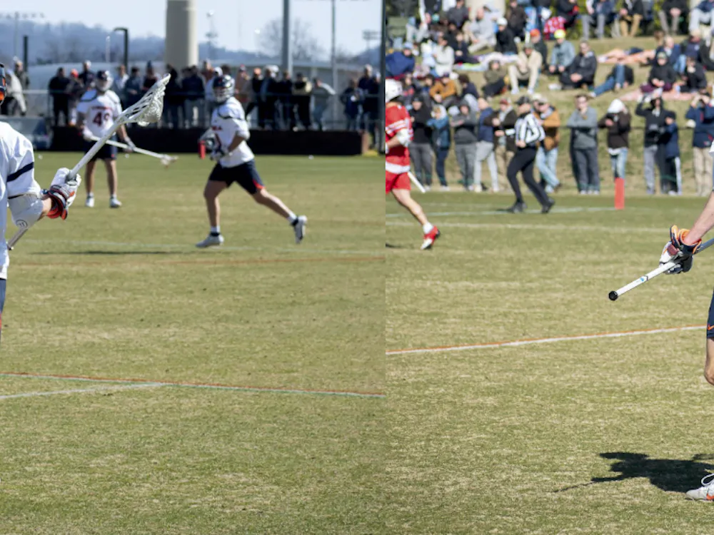 Shellenberger and Kastner fight for a victory against Ohio State.