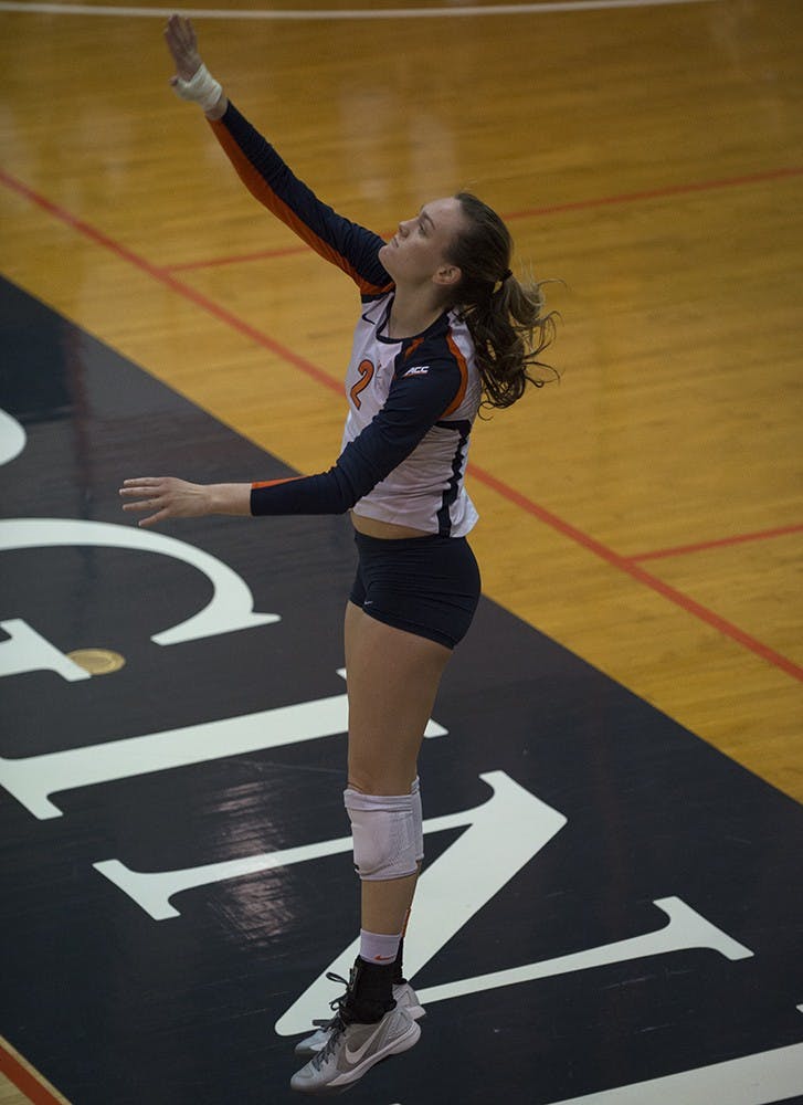 Junior outside hitter Haley Kole tallied 31 kills against just four errors on the weekend.&nbsp;