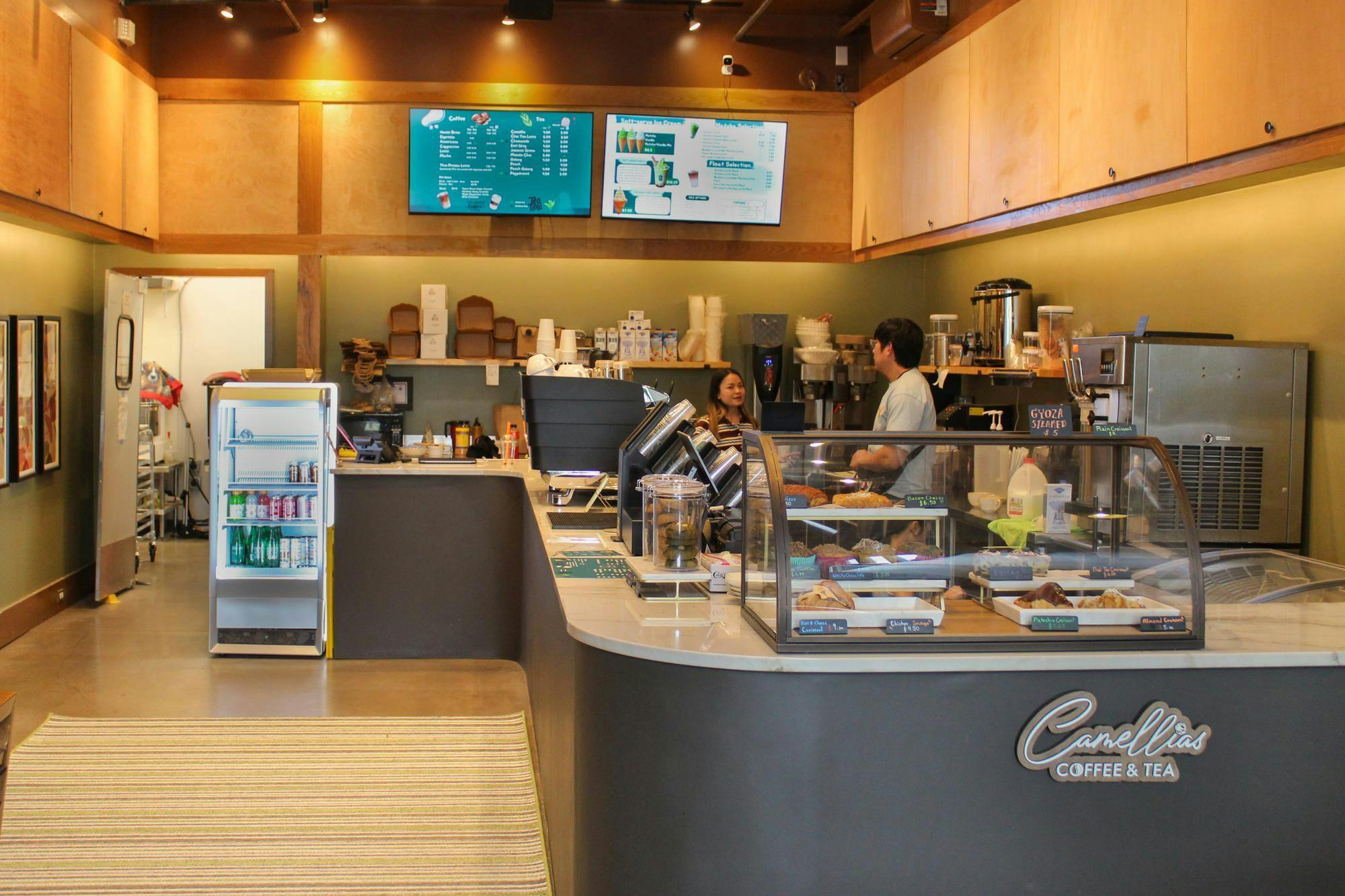 Camellia’s opened their storefront on 10th St. in August 2025, following the opening of their Preston Ave. bar and roastery in the fall of 2024. 