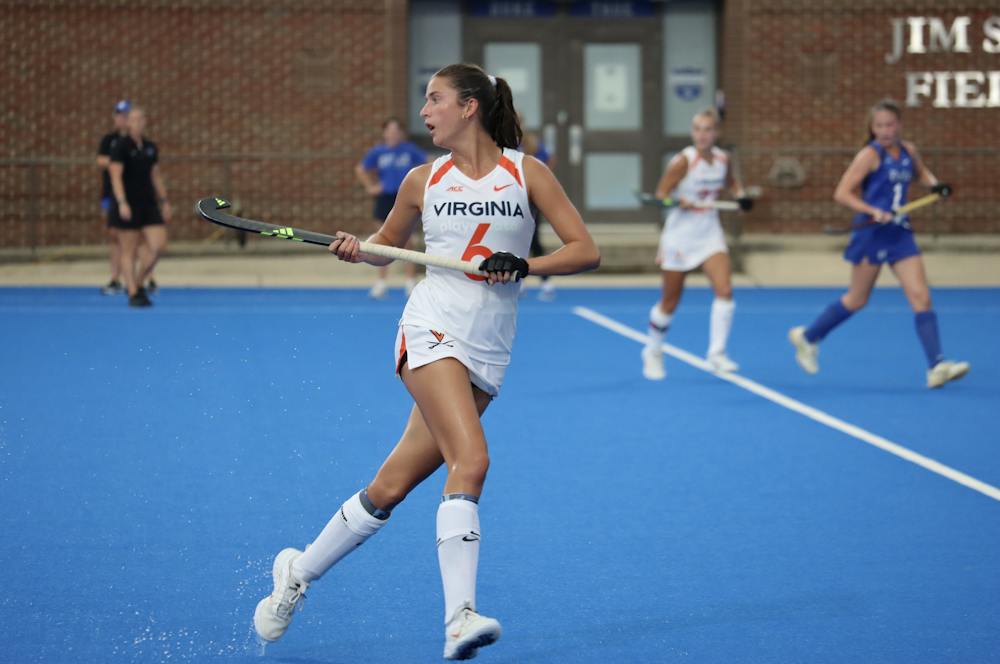 <p>Caitlin Connell found the back of the net at the perfect time, giving the Cavaliers their second win over a top six team in the nation</p>