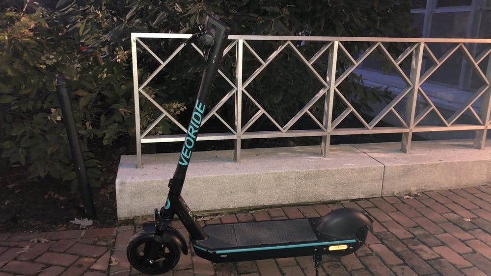 Herein lies a major issue with VeoRide scooters — as any pedestrian who has had to step over or maneuver past a scooter left on a busy sidewalk could tell you, what one rider deems a convenient drop-off location often proves inconvenient for others.