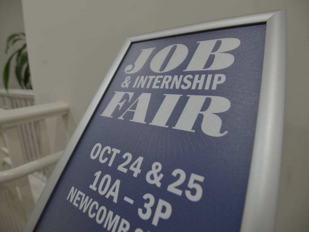 The Fall Job and Internship Fair was held Wednesday and Thursday in Newcomb Hall.
