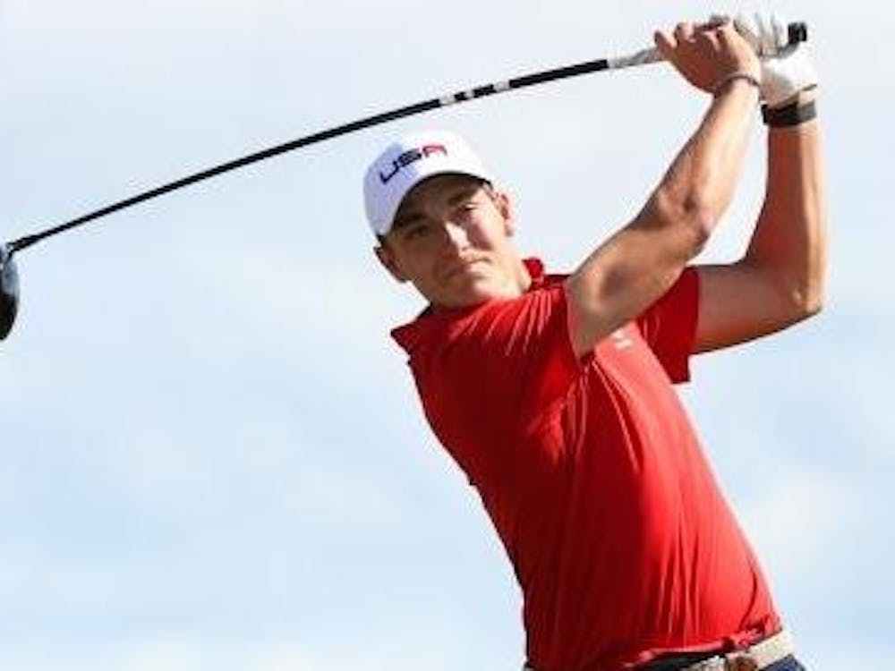 Freshman Ben James performed remarkably well in his first collegiate event, finishing first in the individual portion of the event without recording a single bogey in 54 holes.