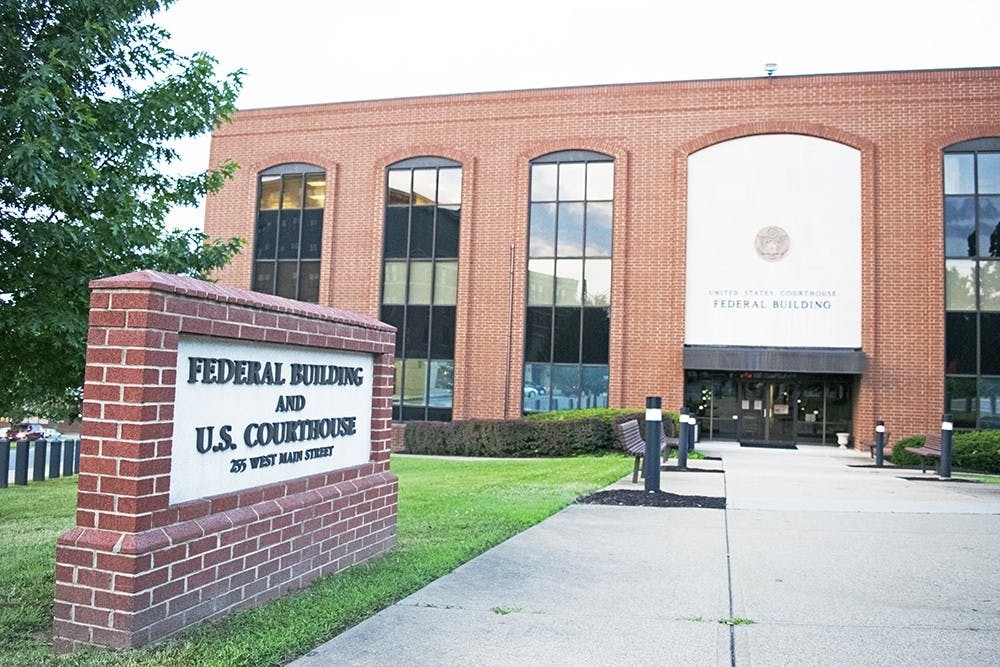 The federal courthouse building located on West Main Street.&nbsp;