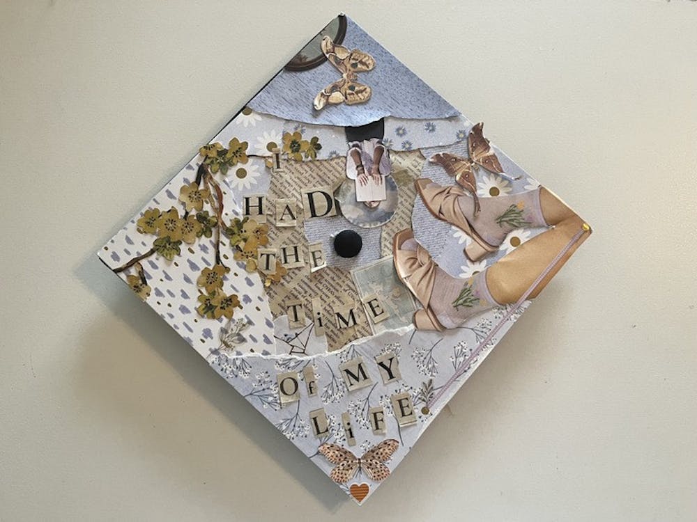 My college graduation cap looks nothing like the one I would have made as a high school senior — it represents who I am now. &nbsp;