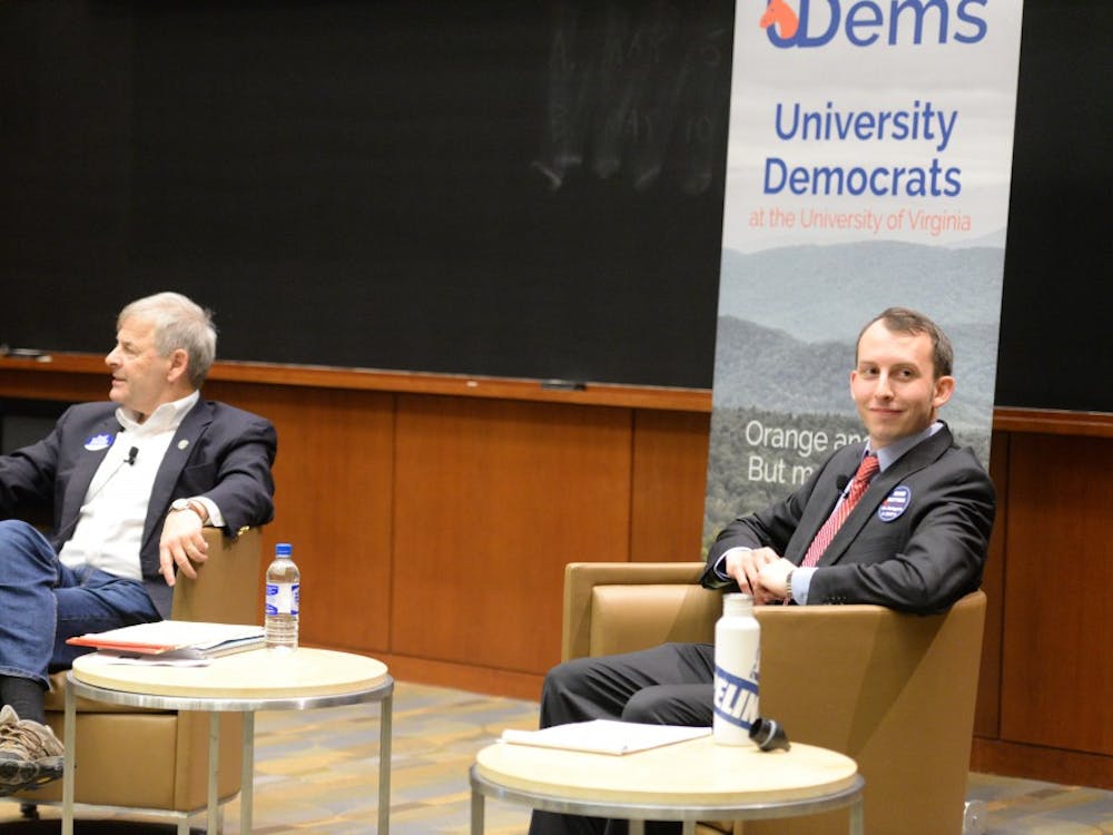 The two candidates for the Democratic Party Nomination for the Virginia House of Delegates 57th district seat Del. David Toscano and Ross Mittiga. 