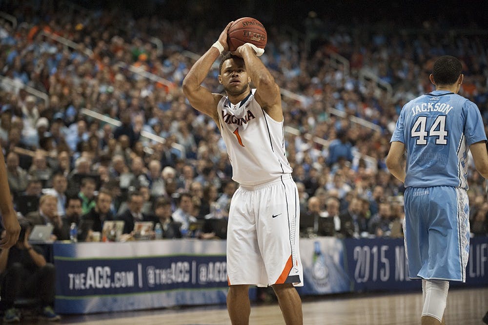 <p>Junior guard Justin Anderson and the Virginia men's basketball team take the court against the Bruins Friday at Time Warner Cable Arena, home of the NBA's Charlotte Hornets.  </p>