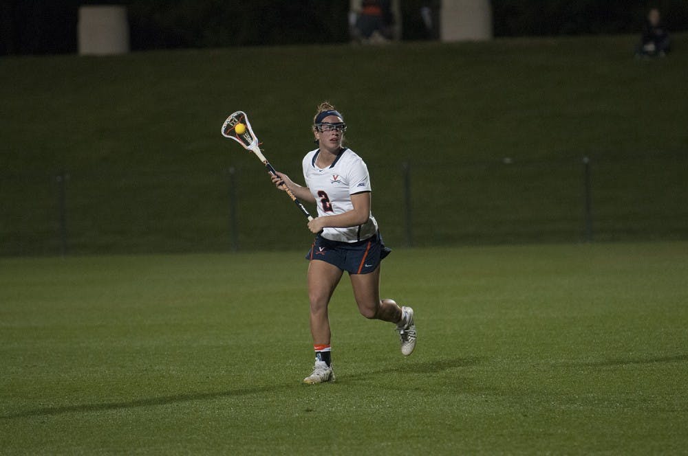 <p>Junior Kasey Behr led Virginia's offense with three goals. Behr also recorded six draw controls against No. 1 Maryland.</p>