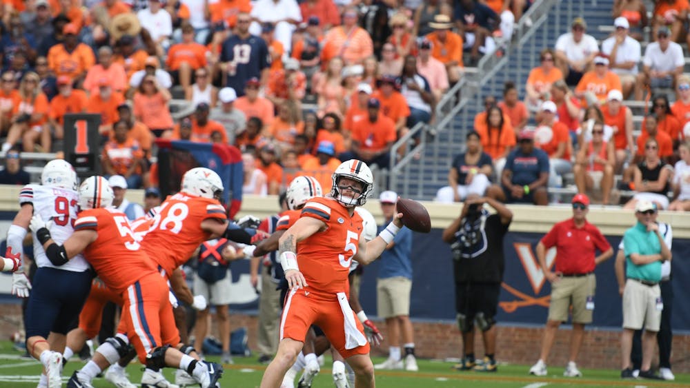 Senior quarterback Brennan Armstrong and the Virginia offense will look to get back on track Saturday against Old Dominion.