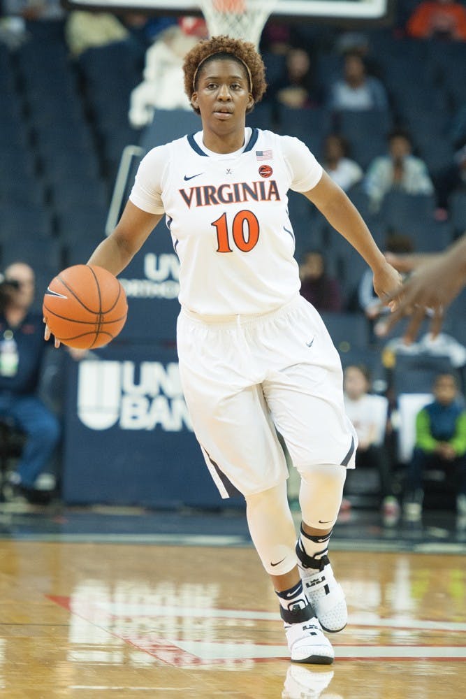 Coming off the bench, junior guard J'Kyra Brown led the Cavaliers with 10 points in a 62-54 loss at Pittsburgh.