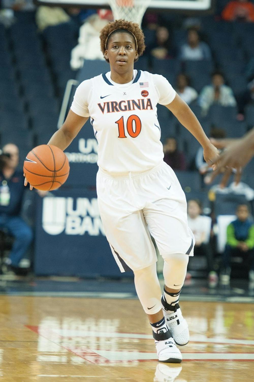<p>Coming off the bench, junior guard J'Kyra Brown led the Cavaliers with 10 points in a 62-54 loss at Pittsburgh.</p>