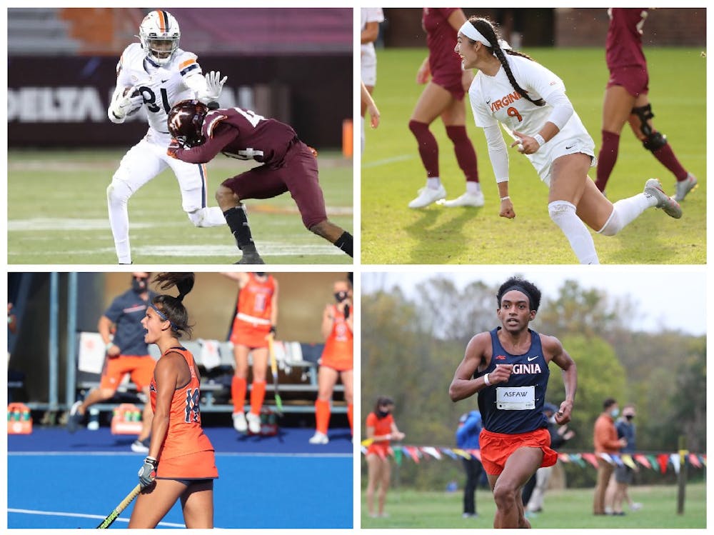 <p>From thrilling games to standout players, the fall 2020 season was an interesting one for Virginia's teams.</p>