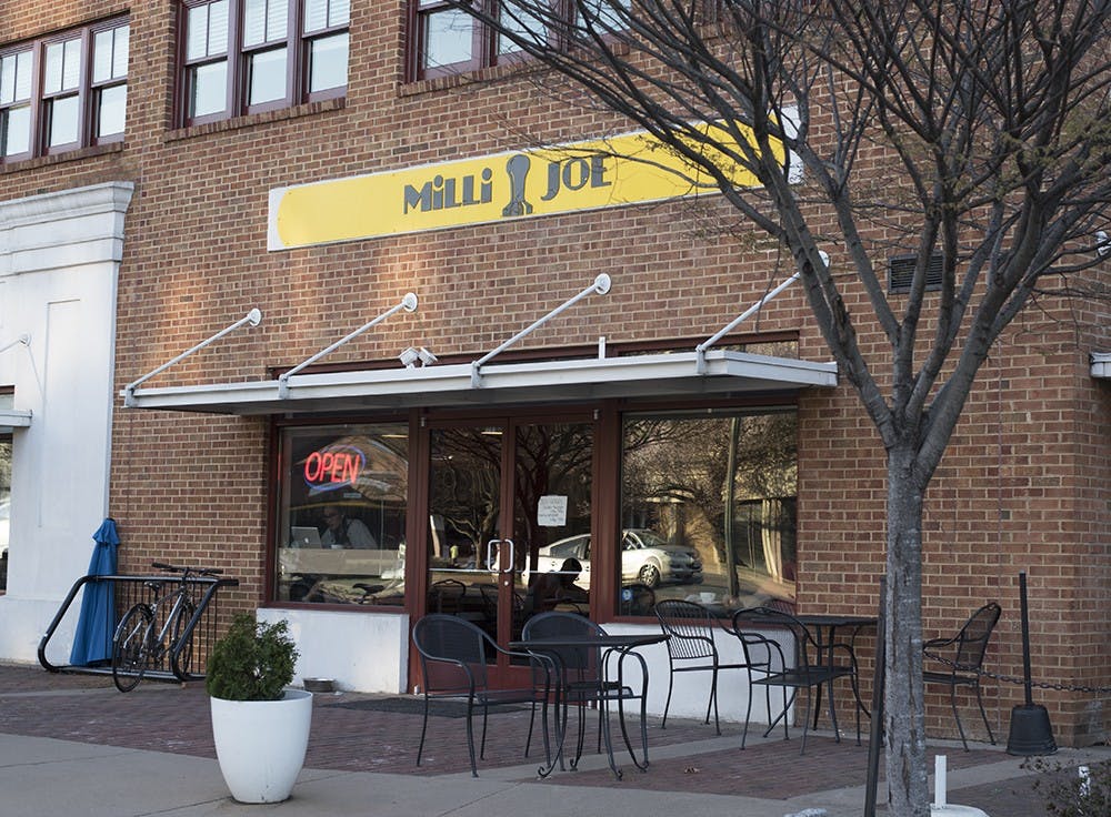 <p>Milli Joe coffee shop near the Downtown mall hosted the event.</p>