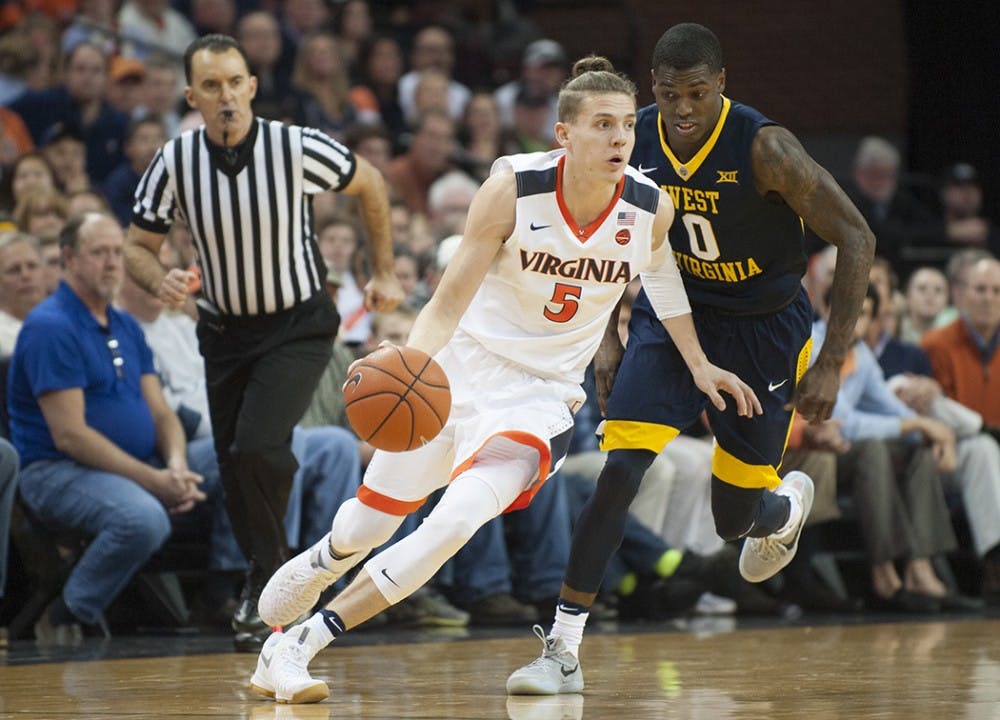 <p>Freshman forward Kyle Guy has hit on roughly 52 percent of his attempts from behind the three-point line, providing an immediate&nbsp;lift. His inexperience is sometimes apparent on the defensive end, though.&nbsp;</p>