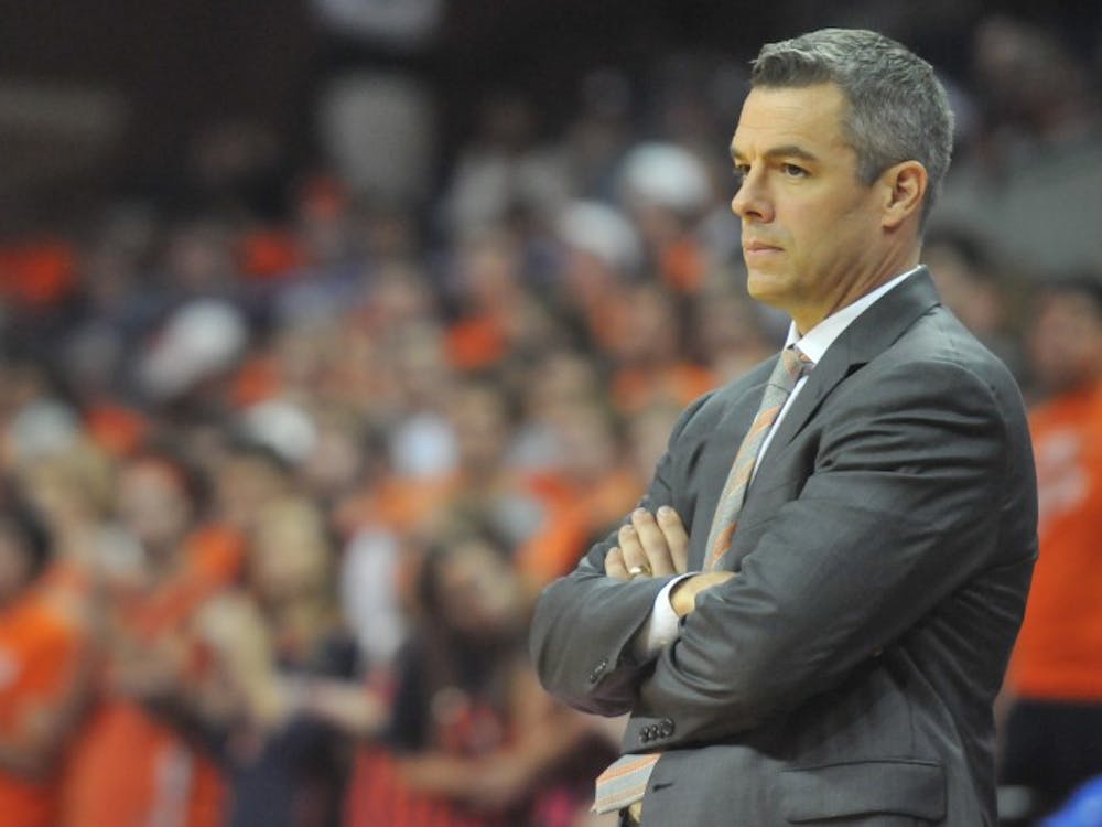 Coach Tony Bennett will have a busy offseason as he looks to fill Virginia's four&nbsp;open scholarships.&nbsp;