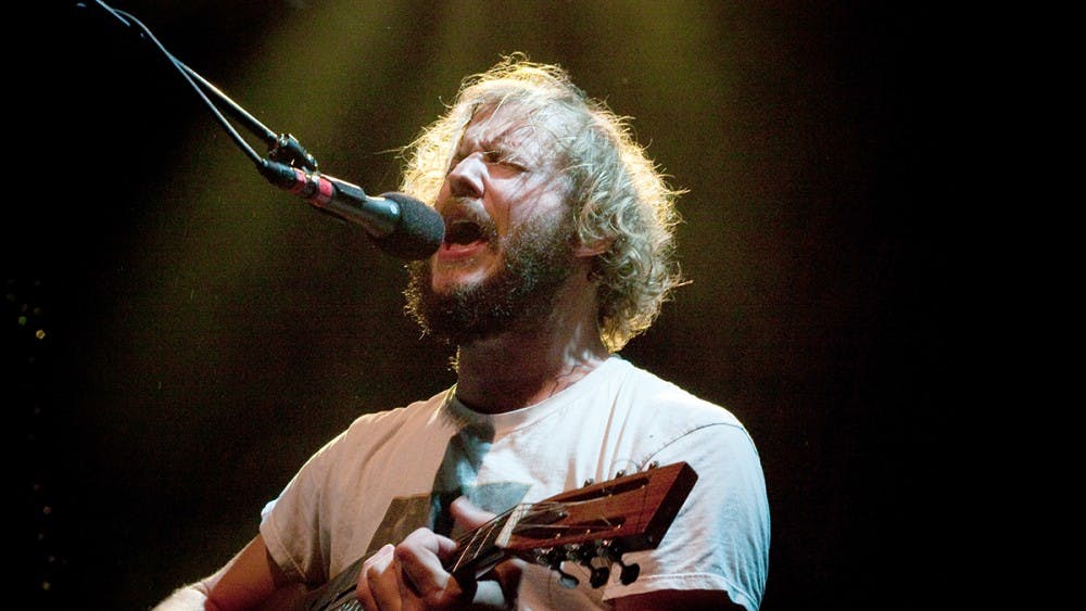 Bon Iver performed a soulful, emotional set at the Sprint Pavilion, encompassing the highlights of his musical career.