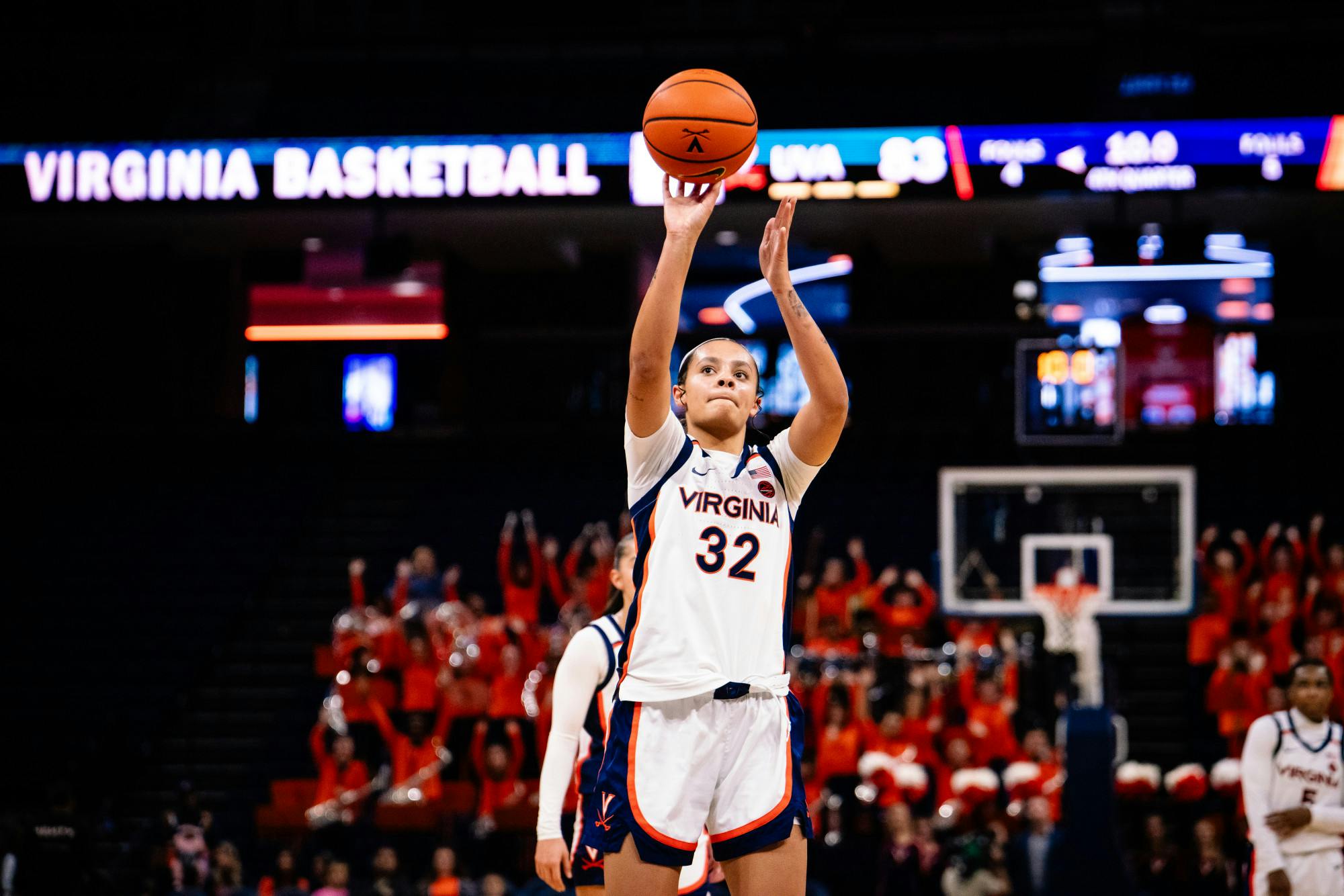 Freshman forward Breona Hurd has made 23.9 percent of her three-point attempts thus far.