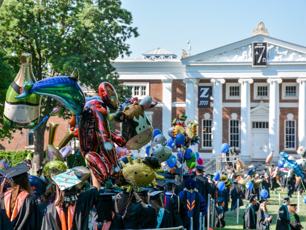 Adding to the fun is the unique tradition of carrying a balloon while you walk down the lawn at graduation.