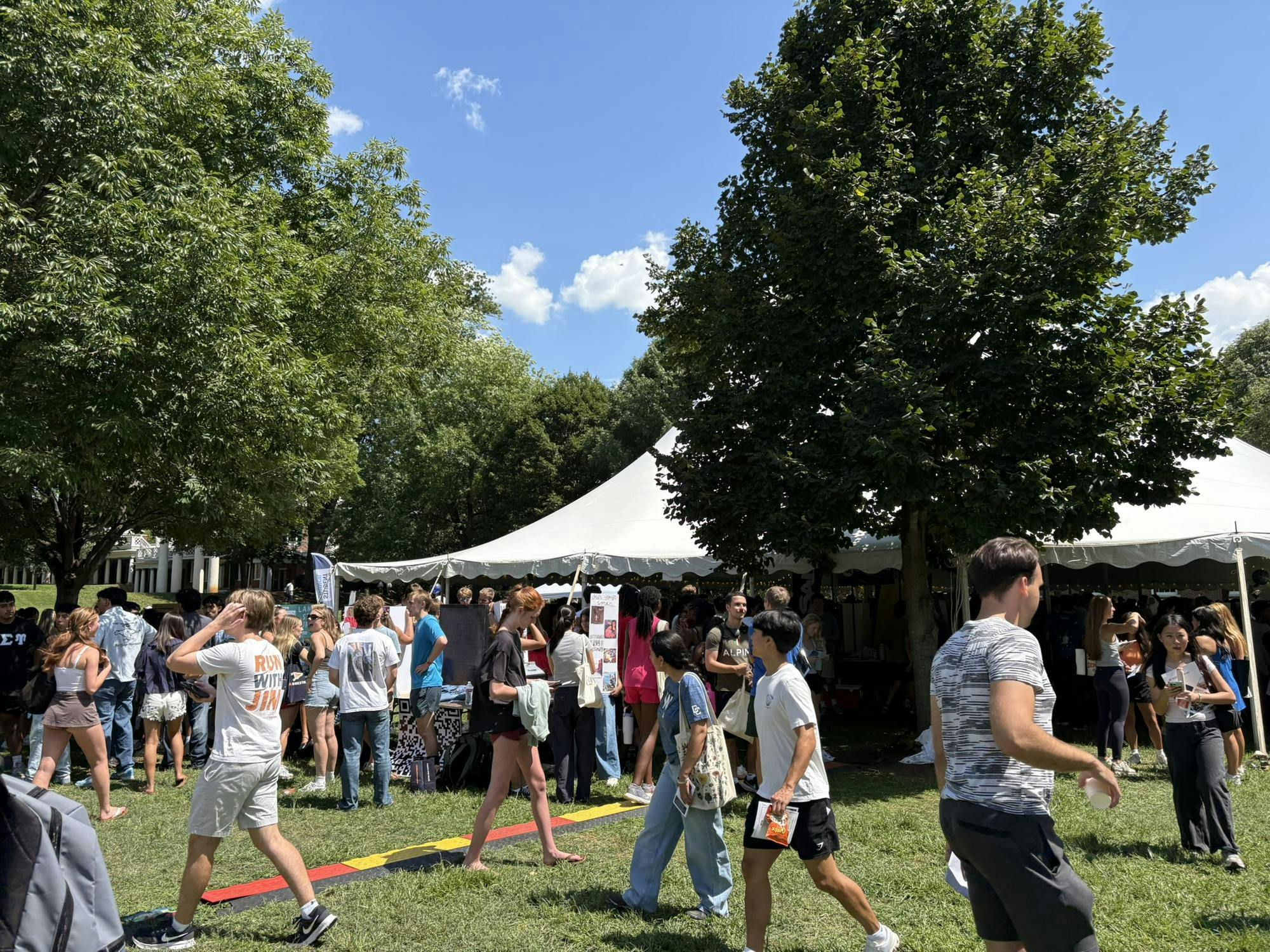 Monday, Central Grounds was abuzz with students attending and tabling during the Fall Activities Fair.
