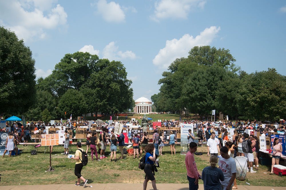<p>Activities Fair was held on the South Lawn and at the Amphitheatre on Monday afternoon.</p>
