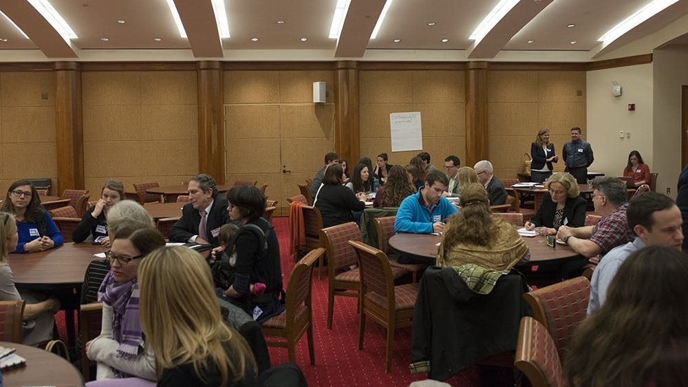 Community members were invited to provide their input in the last of three working groups to consider University prevention, response, and culture relating to sexual assault.