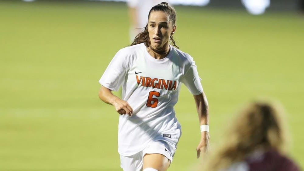 <p>Junior midfielder Anna Sumpter's late goal salvaged the point for No. 1 women's soccer.</p>