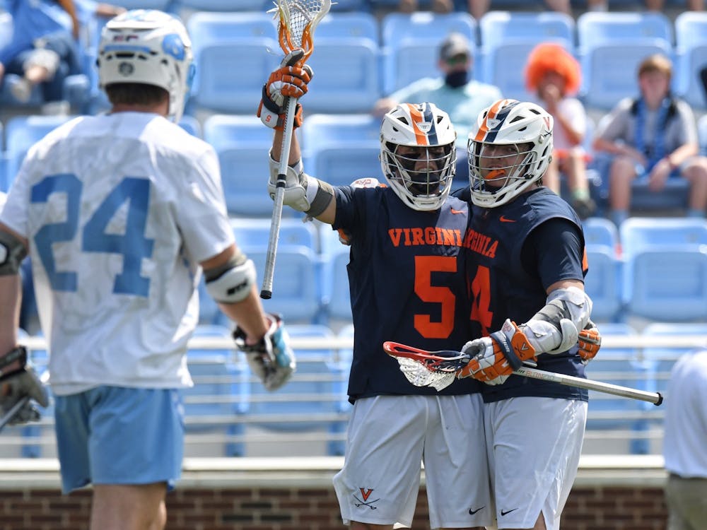 Two of Virginia's key attackmen — senior Matt Moore and sophomore Payton Cormier — combined for 10 points against the Tar Heels.&nbsp;