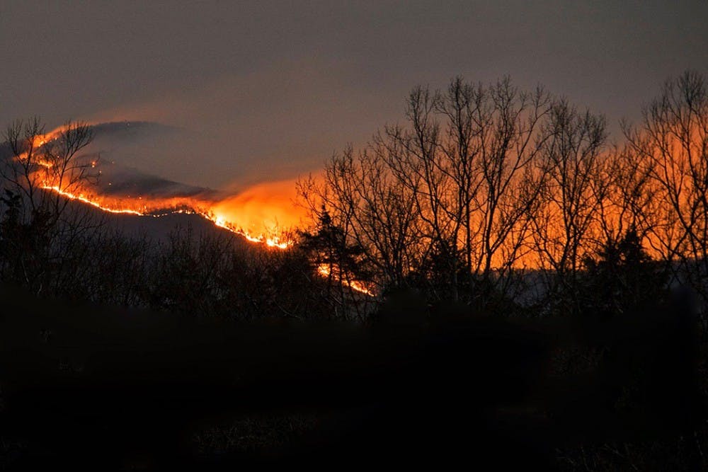 Rocky Mount Fire 2016, the official name of the wildfire, began April 16 and has been scorching southern parts of the national park all week.